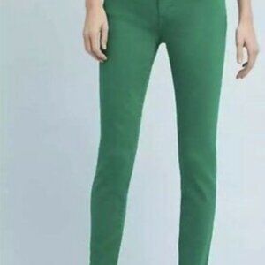 Anthropologie Pilcro & The Letterpress Green Skinny Jeans Size 32